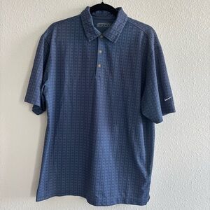 Nike Dry Fit Men's Blue Golf Polo Shirt